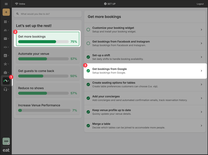 How to OptOut of Google Reservations?